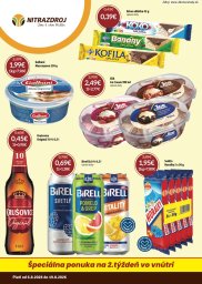 Nitrazdroj leták  s platnosťou 6. 8. - 19. 8. 2026 